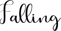 falling free for personal use.ttf