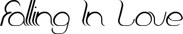 Falling In Love Font