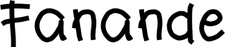 Fanande Font