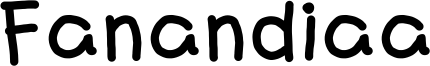 Fanandiaa Font