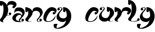 Fancy Curly Font