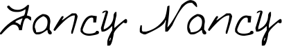 Fancy Nancy Font