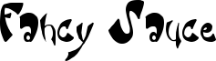 Fancy Sauce Font