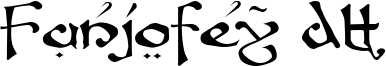 Fanjofey AH Font