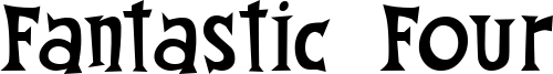 Fantastic Four Font