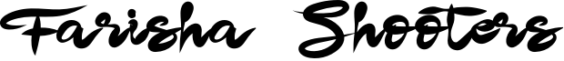 Farisha Shooters Font