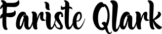 Fariste Qlark Font