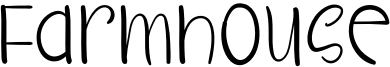 Farmhouse Font