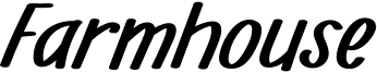 Farmhouse Font