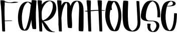 Farmhouse Font