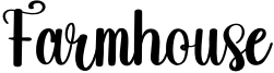 Farmhouse Font