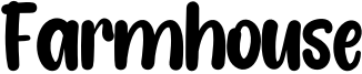 Farmhouse Font