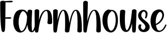 Farmhouse Font