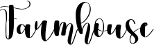 Farmhouse Font