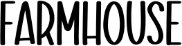 Farmhouse Font