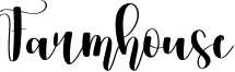 Farmhouse Font