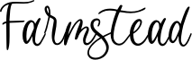 Farmstead Font