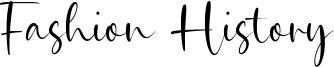 Fashion History Font