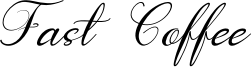 Fast Coffee Font