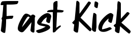 Fast Kick Font