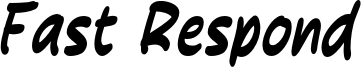Fast Respond Font