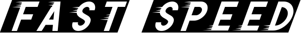 Fast Speed Font