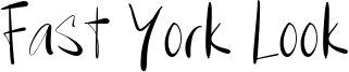 Fast York Look Font
