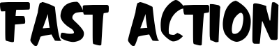 Fast Action Font