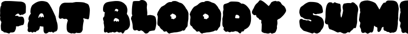 Fat Bloody Summer Font