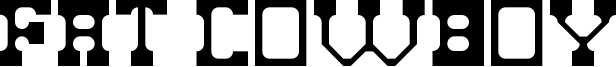 Fat Cowboy Font