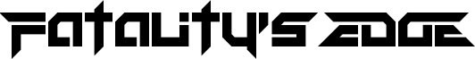 Fatality's Edge Font