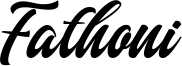 Fathoni Font