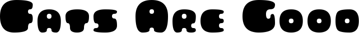 Fats Are Good Font