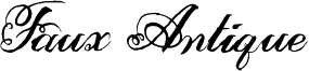 Faux Antique Font