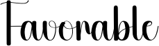 Favorable Font