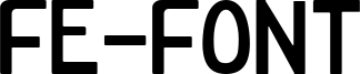 FE-Font Font