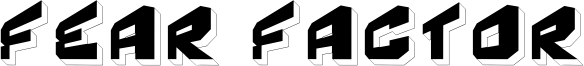 Fear Factor 3D.ttf