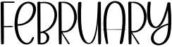 February Font