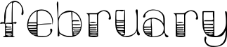 February Font