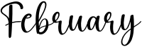 February Font