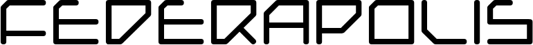 Federapolis Font