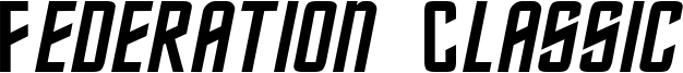 Federation Classic Font