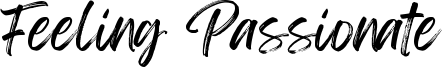 Feeling Passionate Font