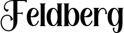 Feldberg Font