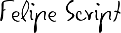 Felipe Script Font