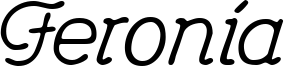 Feronia Font