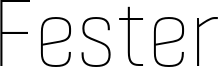Fester Font