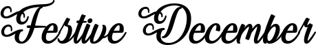 Festive December Font
