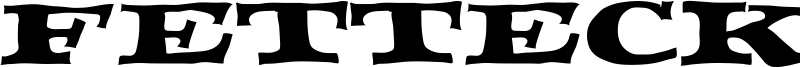 Fettecke Font