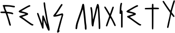Fews Anxiety Font